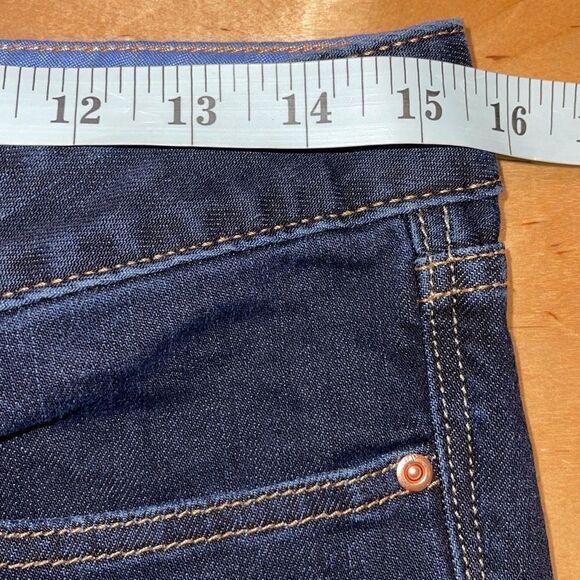 GAP 1969 Womens Low Rise Always Skinny Stretch Denim Jeans Dark Wash Size 28 - Picture 9 of 11
